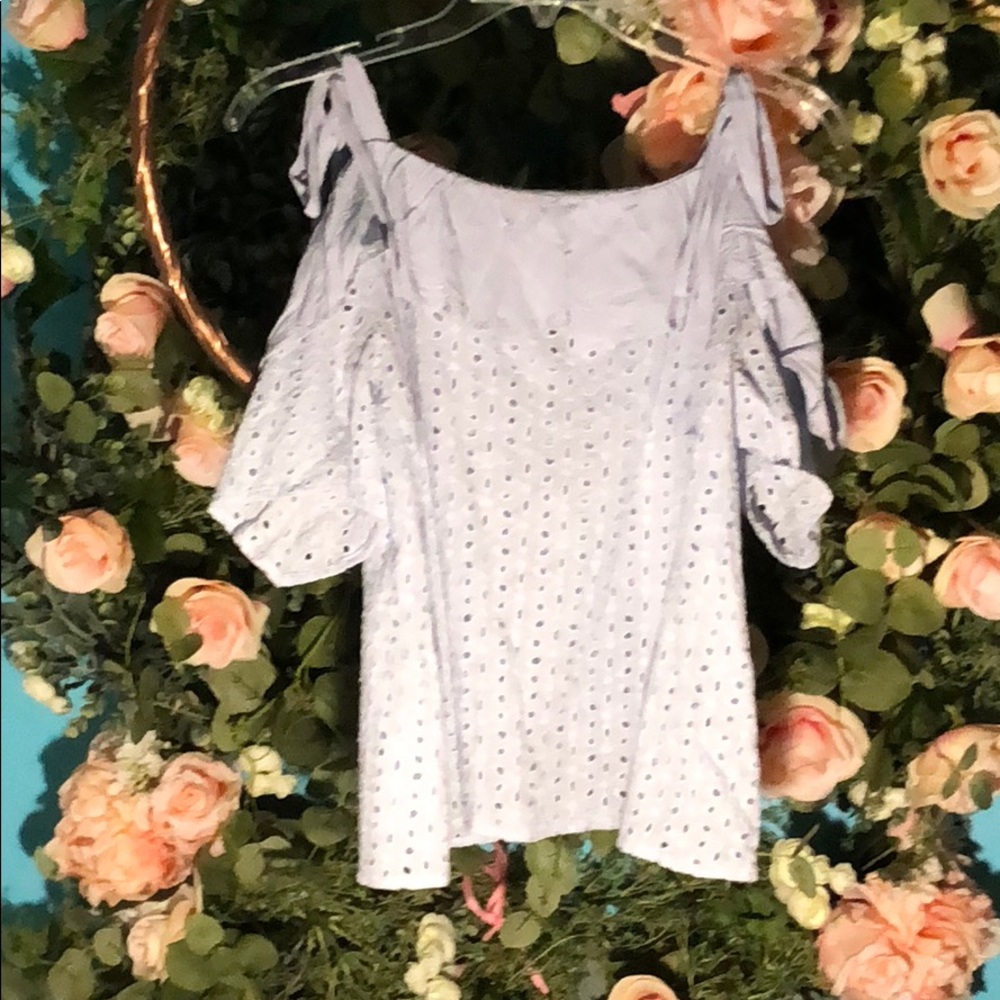 Baby blue top!